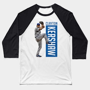 Clayton Kershaw Los Angeles D Outline Baseball T-Shirt